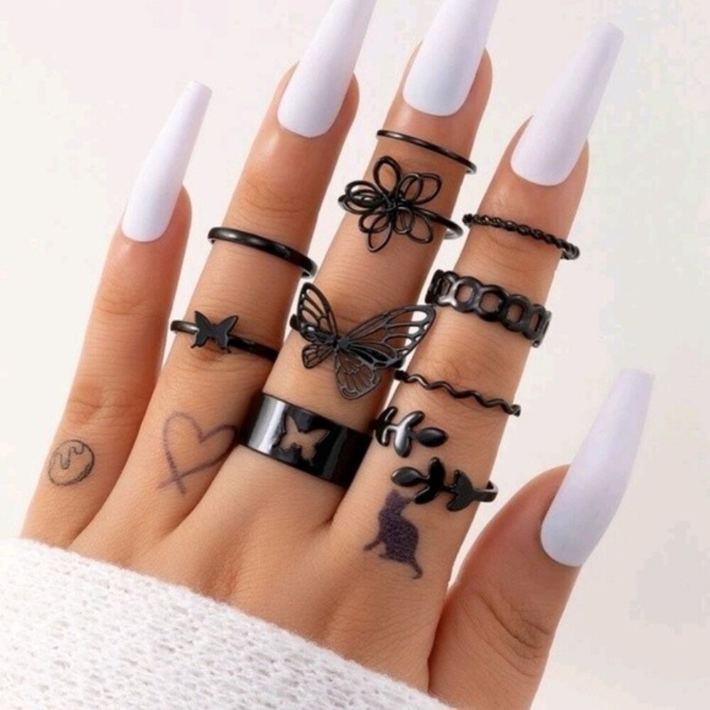 10 Adjustable Ring Set